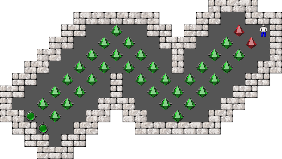 Sokoban Secundus gradus ad Olympo level 58